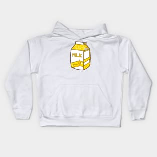 Kawaii Banana Milk Box Kids Hoodie